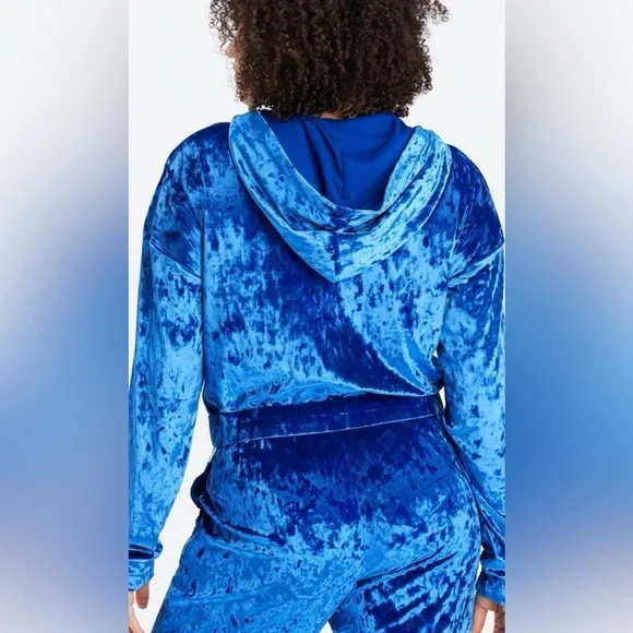 Fabletics Sapphire Velvet Hoodie - Picture 2 of 9